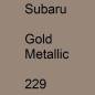 Preview: Subaru, Gold Metallic, 229.